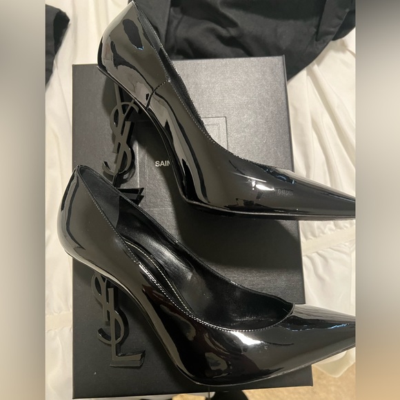 Saint Laurent Opyum Point-Toe Patent Leather Pumps YSL PUMPS - Picture 4 of 6